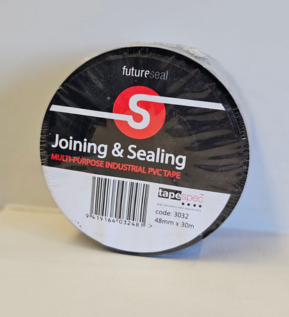 Polythene Tape Black 48mm x 30m Roll